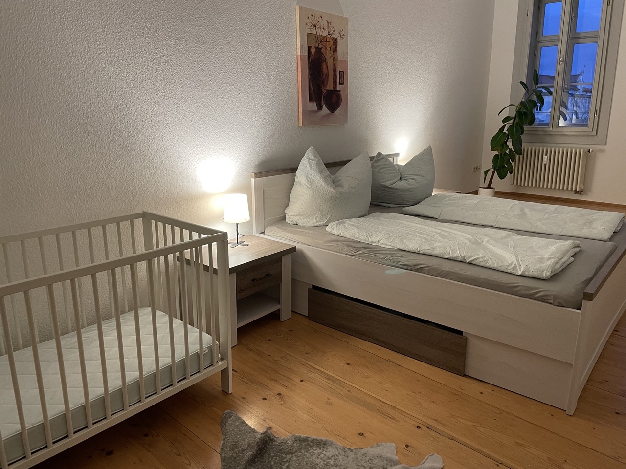 Schlafzimmer Ferienwohnung Naumburg