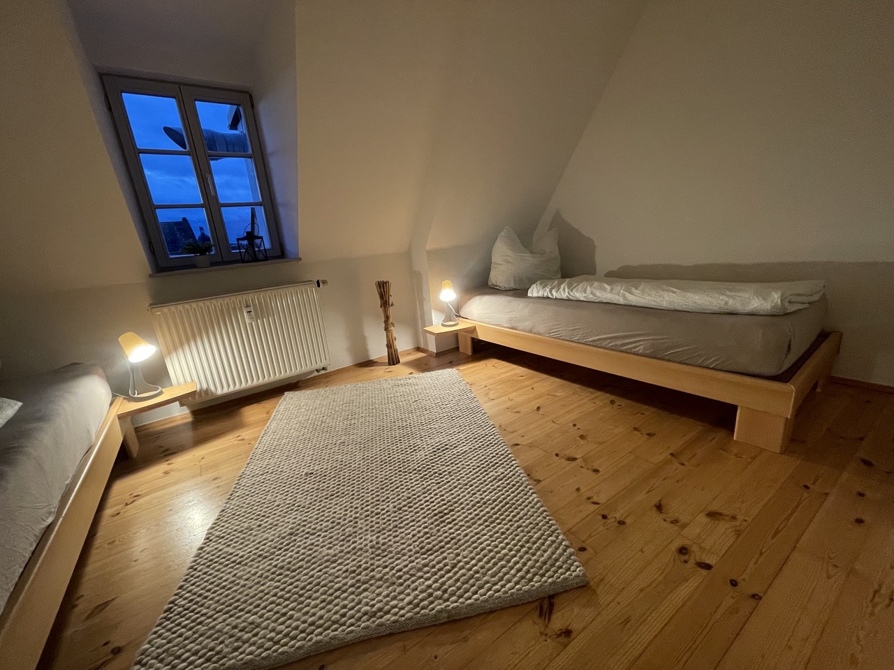 Kleines Schlafzimmer Ferienwohnung Naumburg